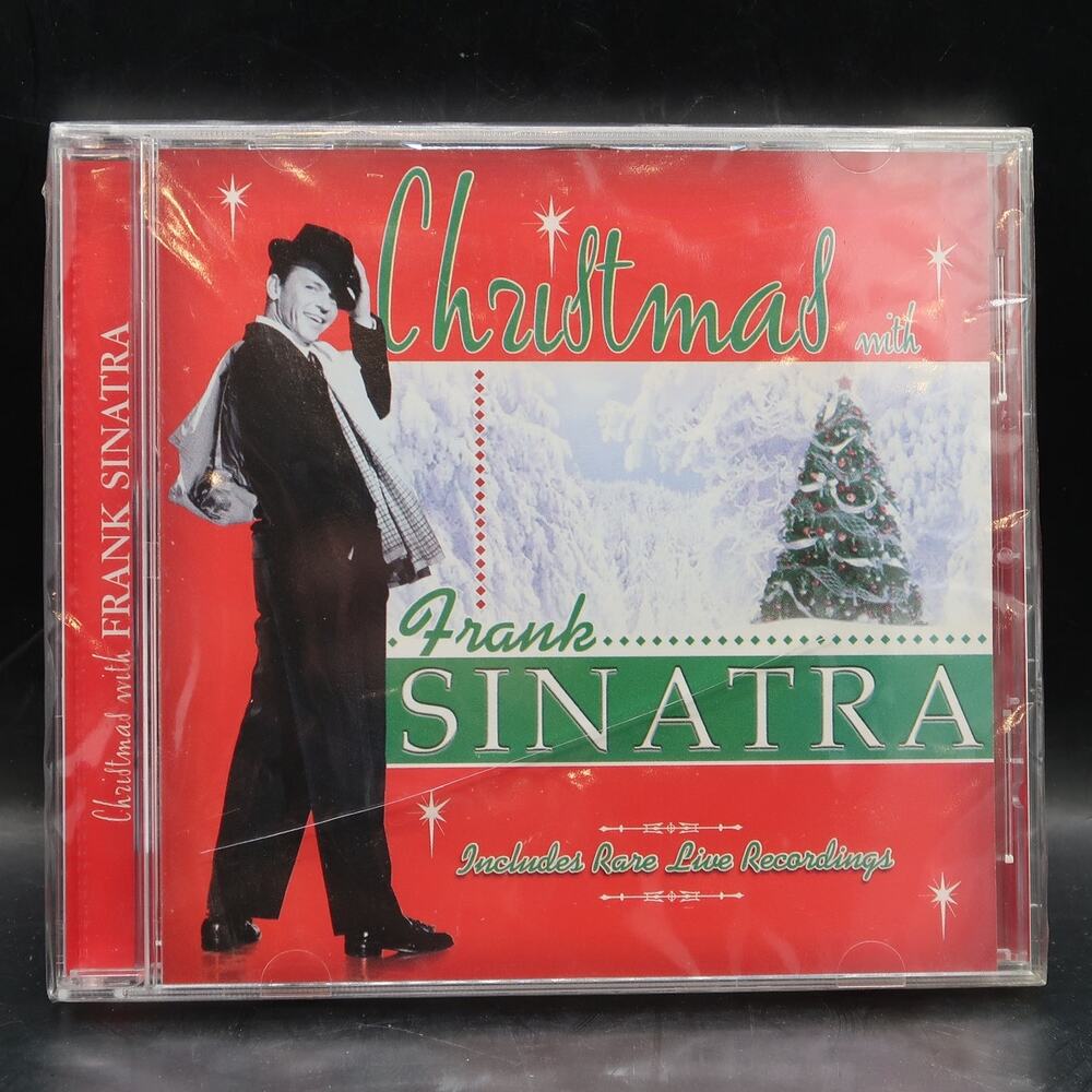 Christmas with Frank Sinatra Music CD New Sealed Holiday Pop Jazz Crooner READ